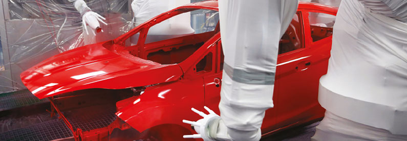 Air Filtration Solutions for paint spraying a car